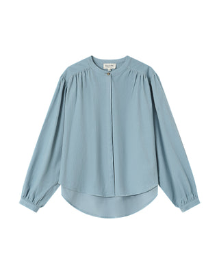 Velvet oversized blouse sage Suri