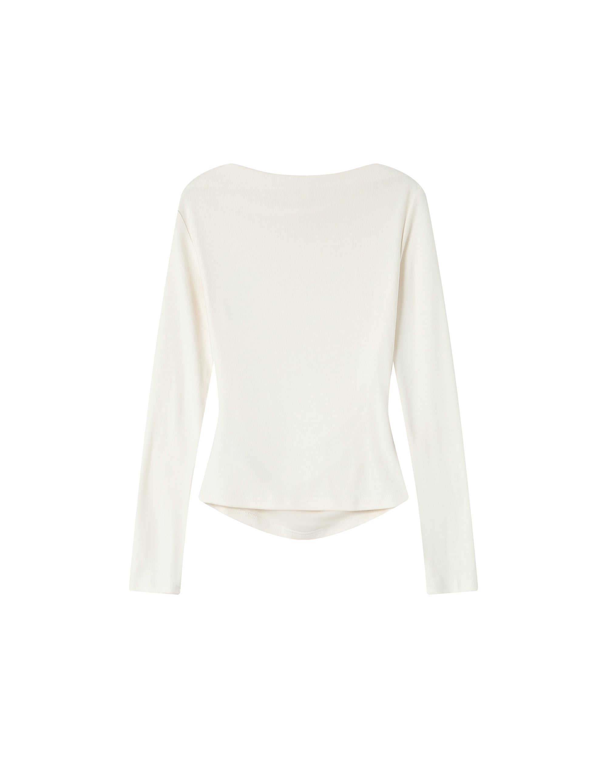 Top drape asymetrique ivoire Sioux