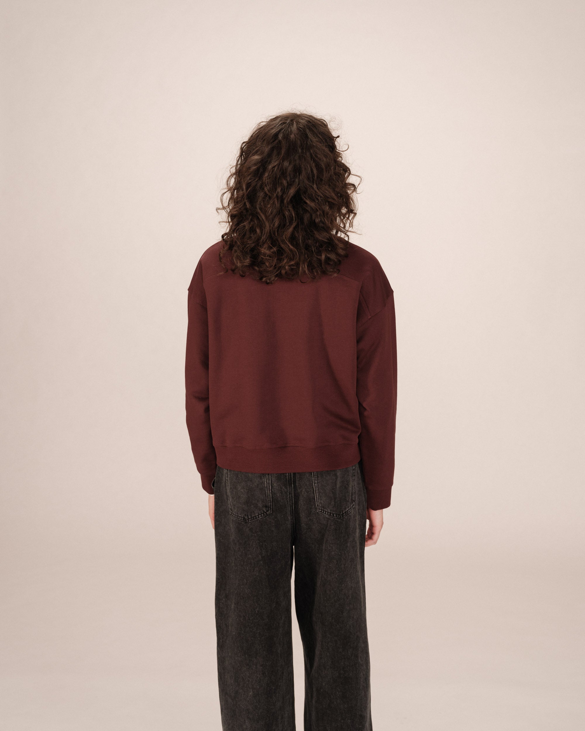 Printed sweatshirt burgundy Sigil