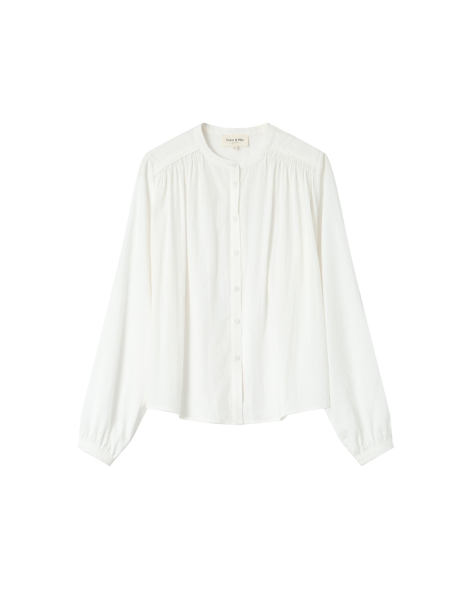 Ruched straight blouse ivgoldy Savannah