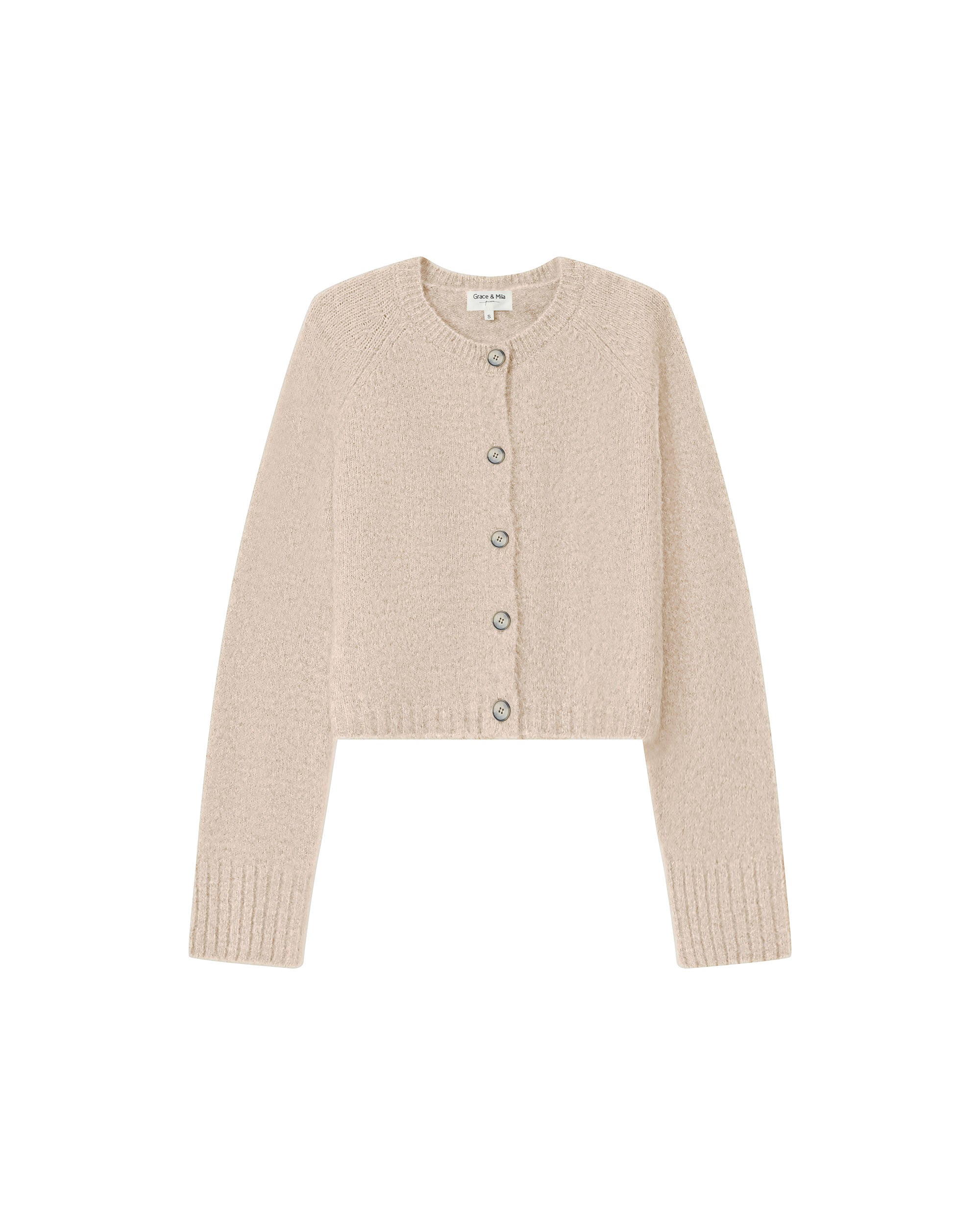 Cardigan laine et alpaga vanille Salma