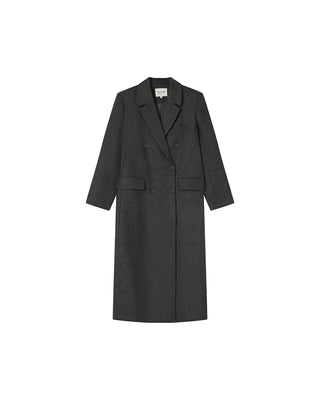 Manteau en laine anthracite Smith
