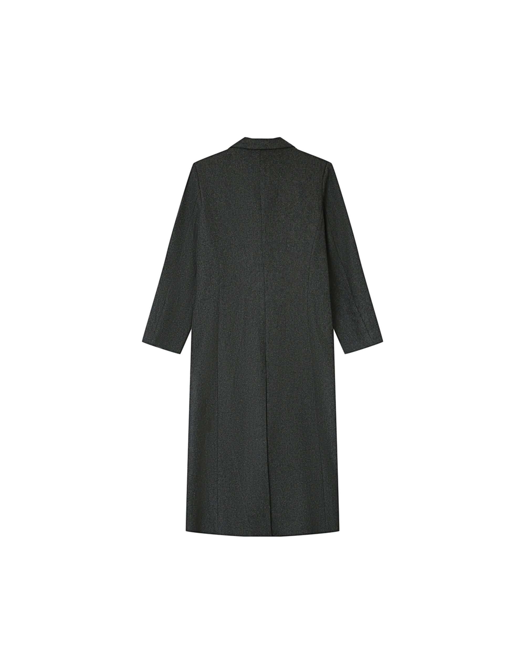 Manteau en laine anthracite Smith