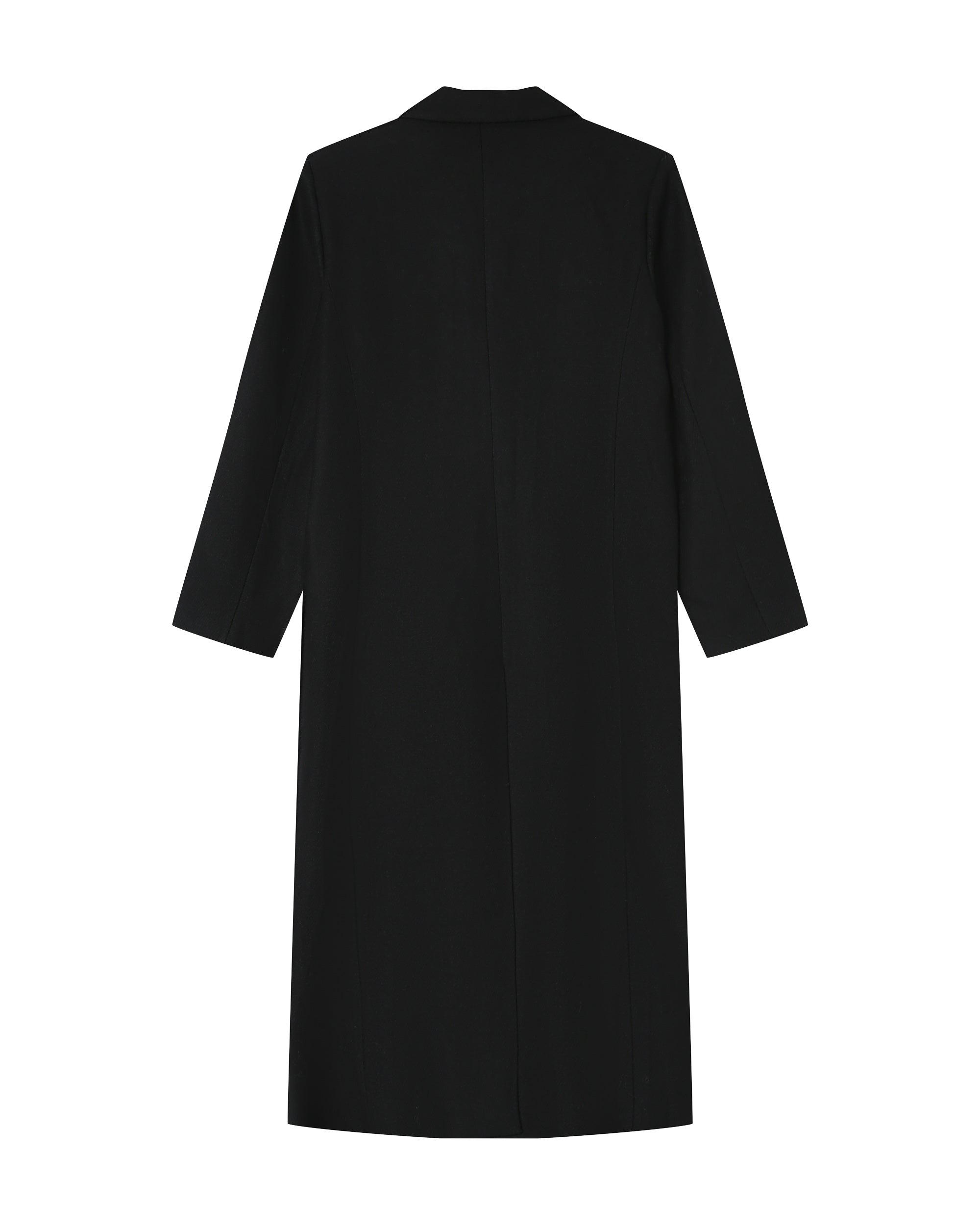 Manteau en laine noir Smith