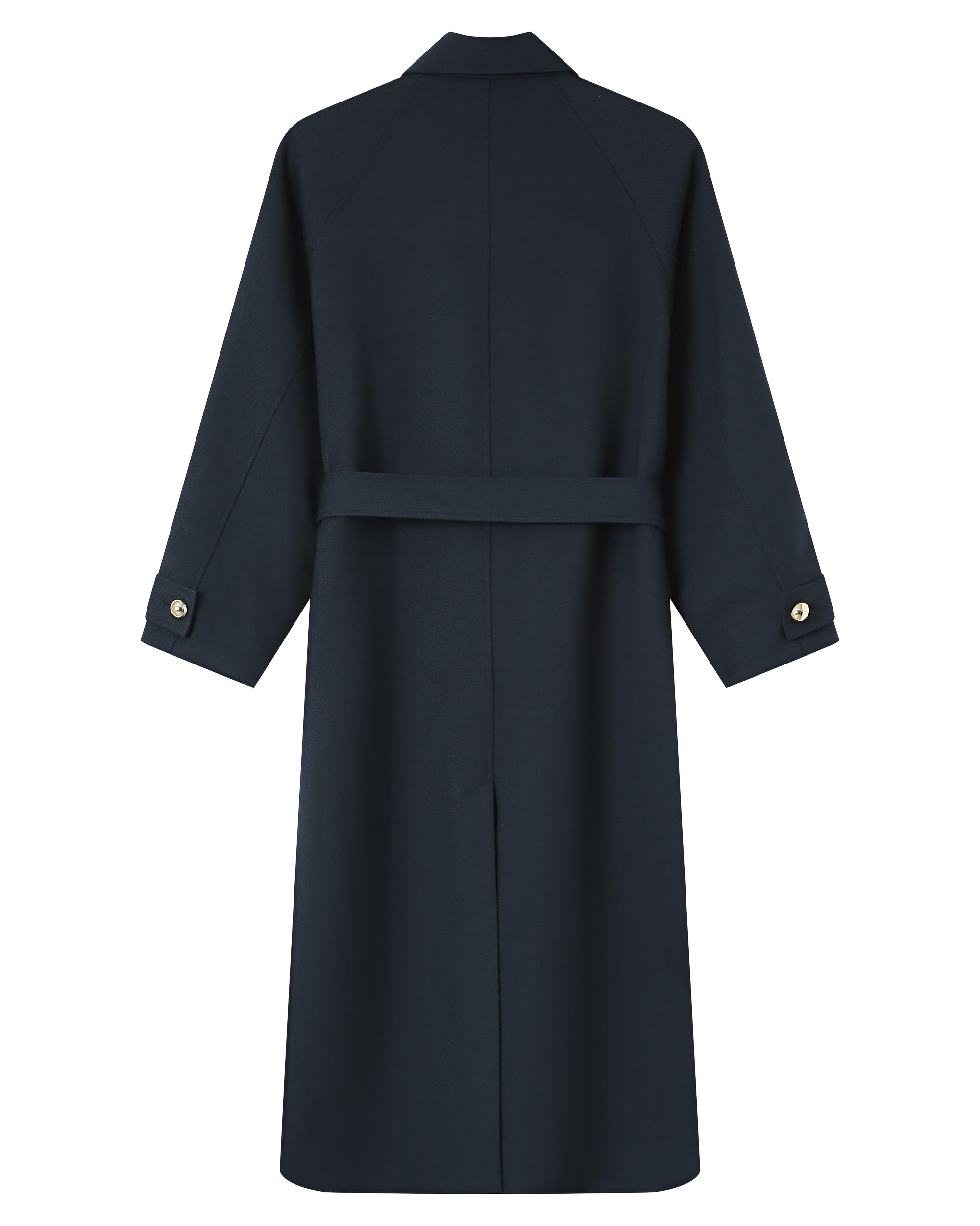 Trench long boutons dorés marine Scott