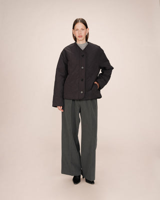 Quilted padded jacket black Shania