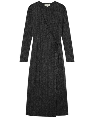 Robe longue en lurex argent Tangerine