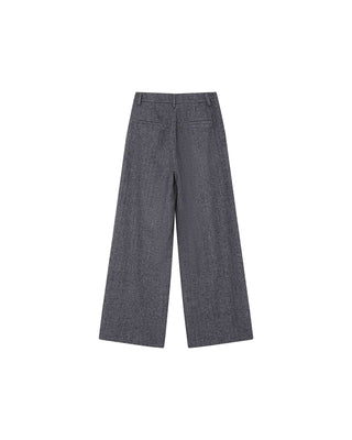 Pantalon tailleur laine anthracite Times