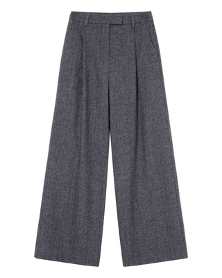 Pantalon tailleur laine anthracite Times