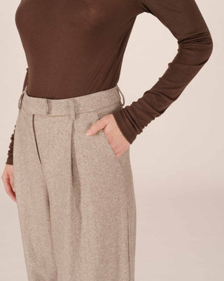 Pantalon tailleur laine grege Times