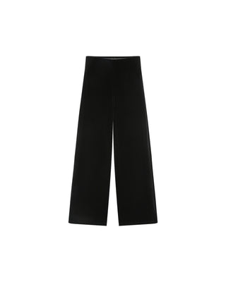 Pantalon tailleur velours noir Tiger