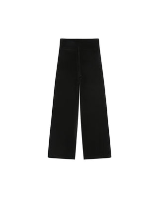 Pantalon tailleur velours noir Tiger