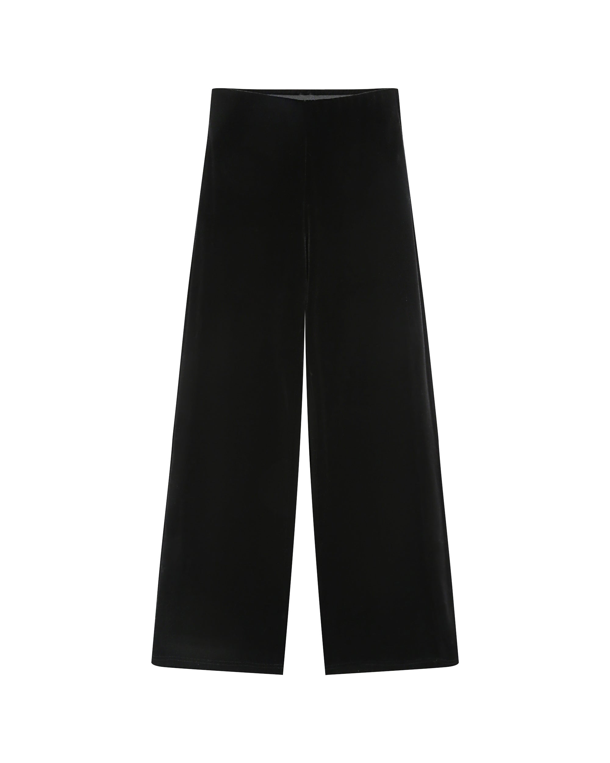 Pantalon tailleur velours noir Tiger
