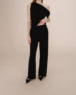 Pantalon large en lurex noir Truth