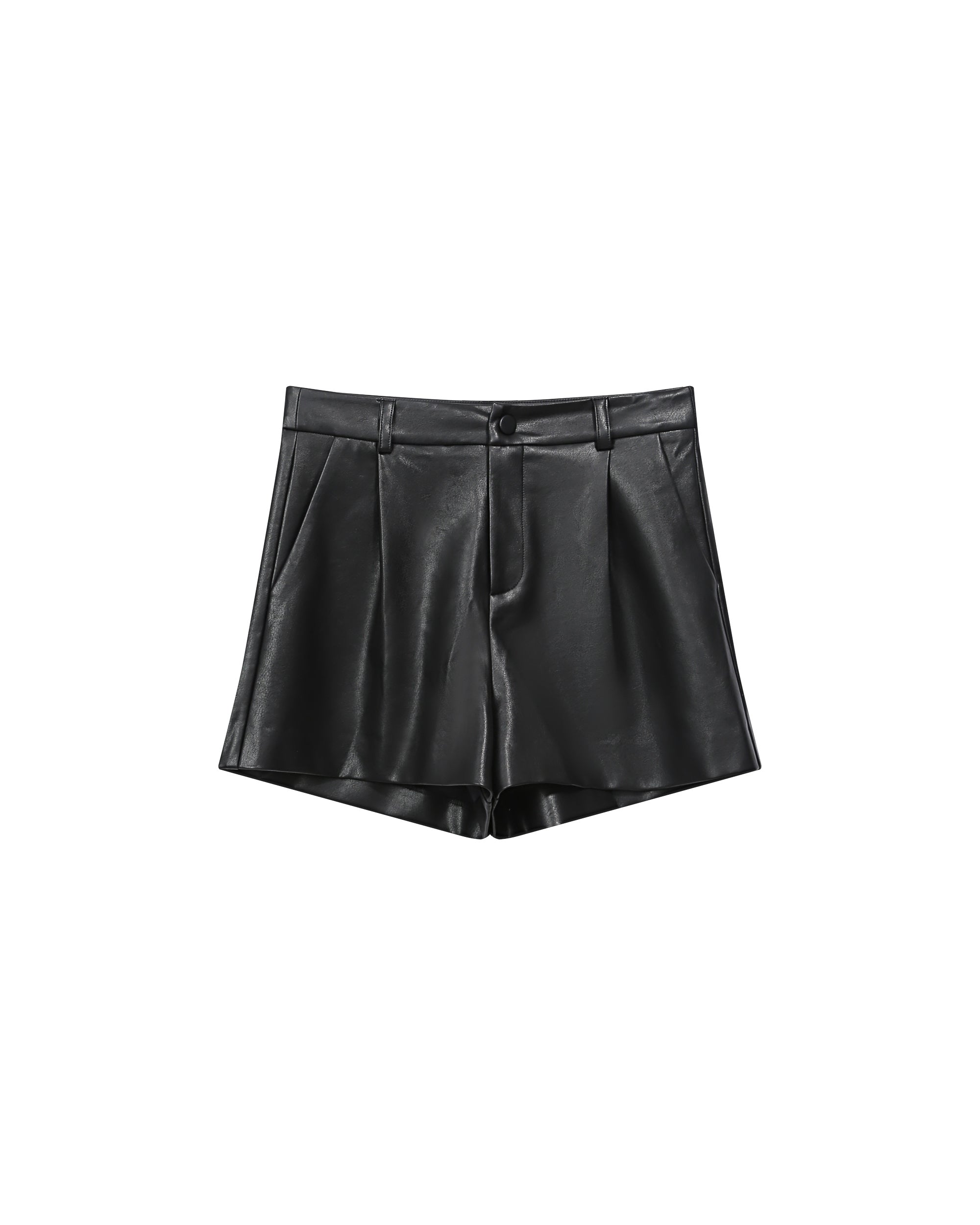 Short simili cuir noir Travis