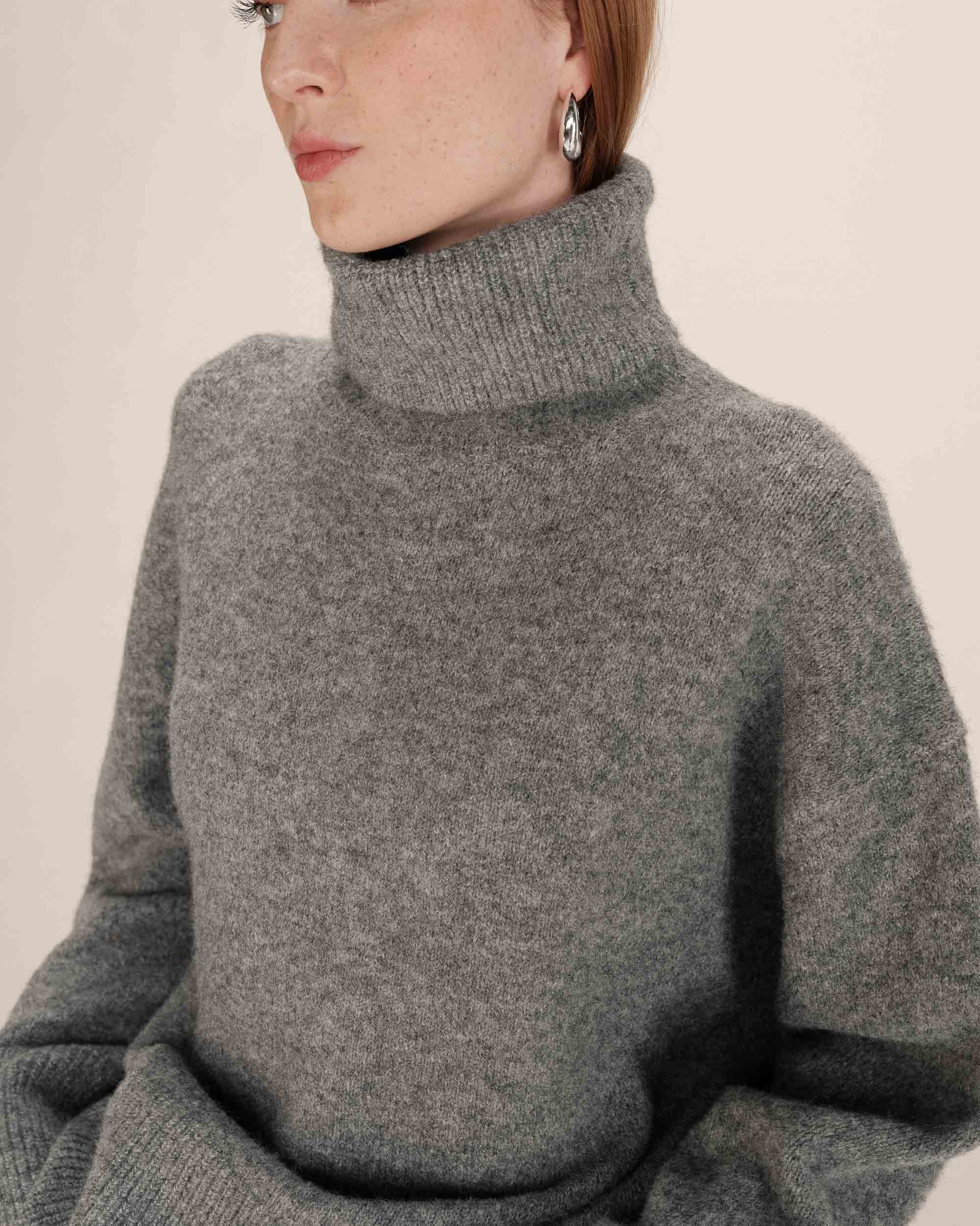 Pull oversize gris Taxi