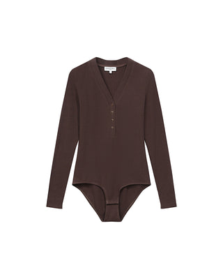 Body ajusté chocolat Taro