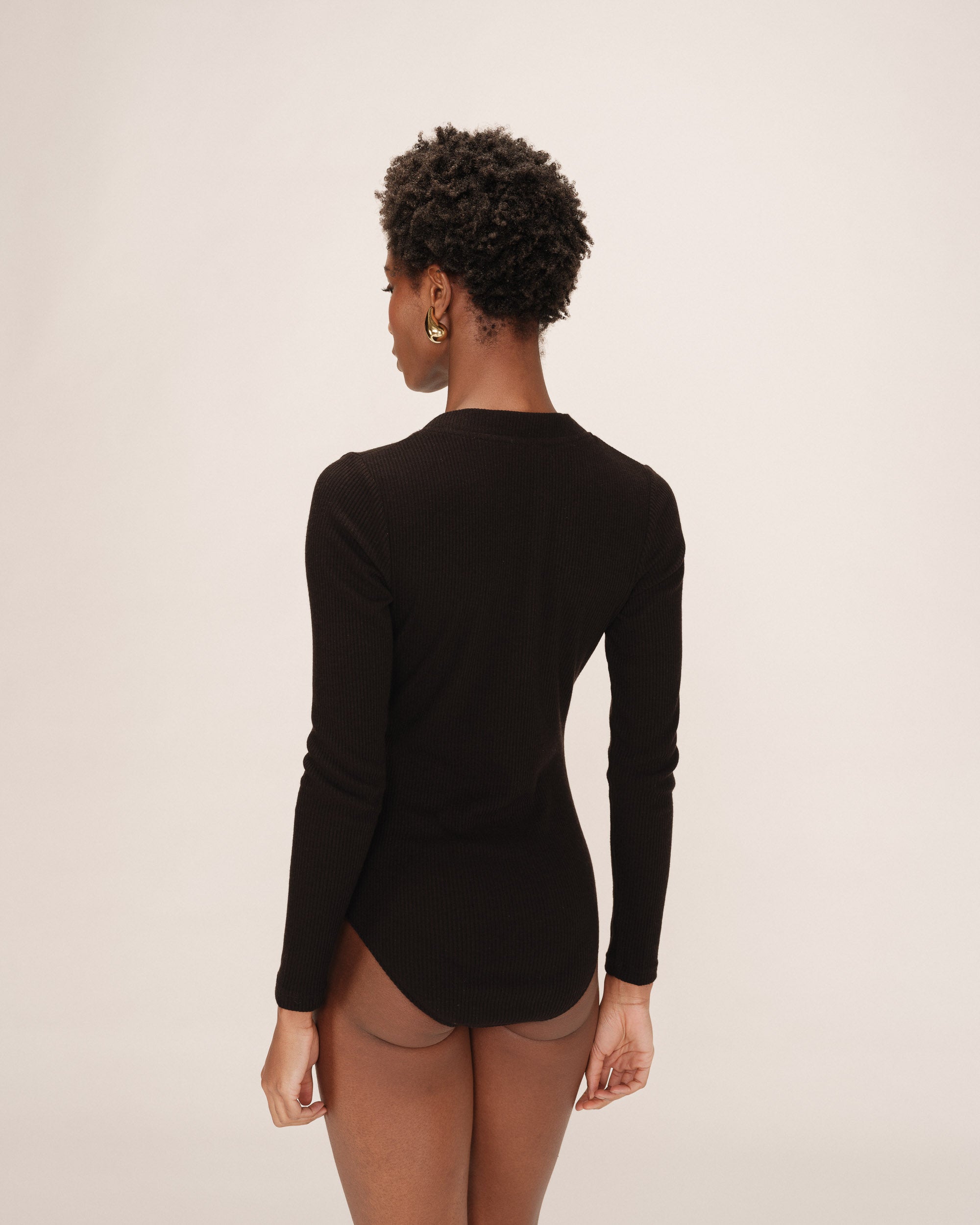 Body ajusté noir Taro