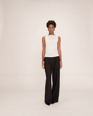 Lace t-shirt ecru Tenet