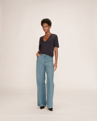 Top en lurex marine Taylor