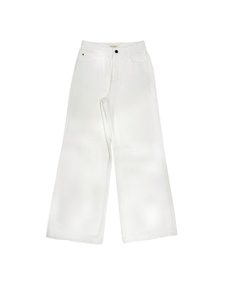 Loose jeans white James