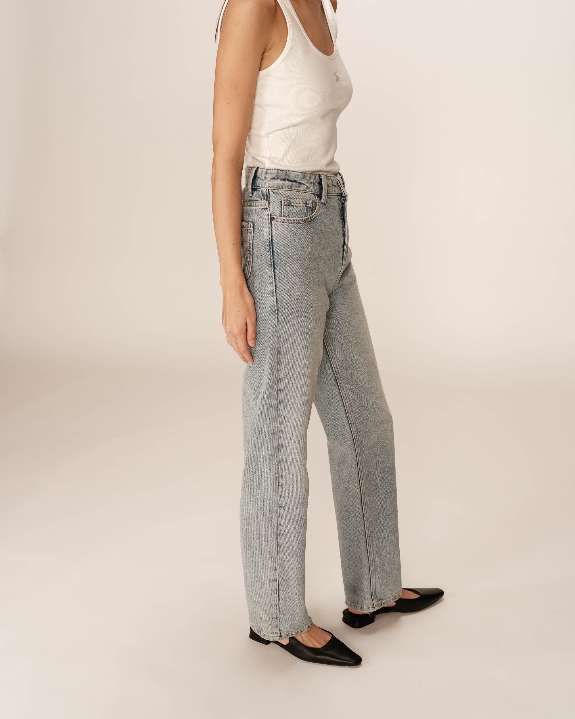 Straight jeans sky blue Jules