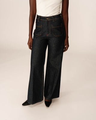 Jean large dark blue June