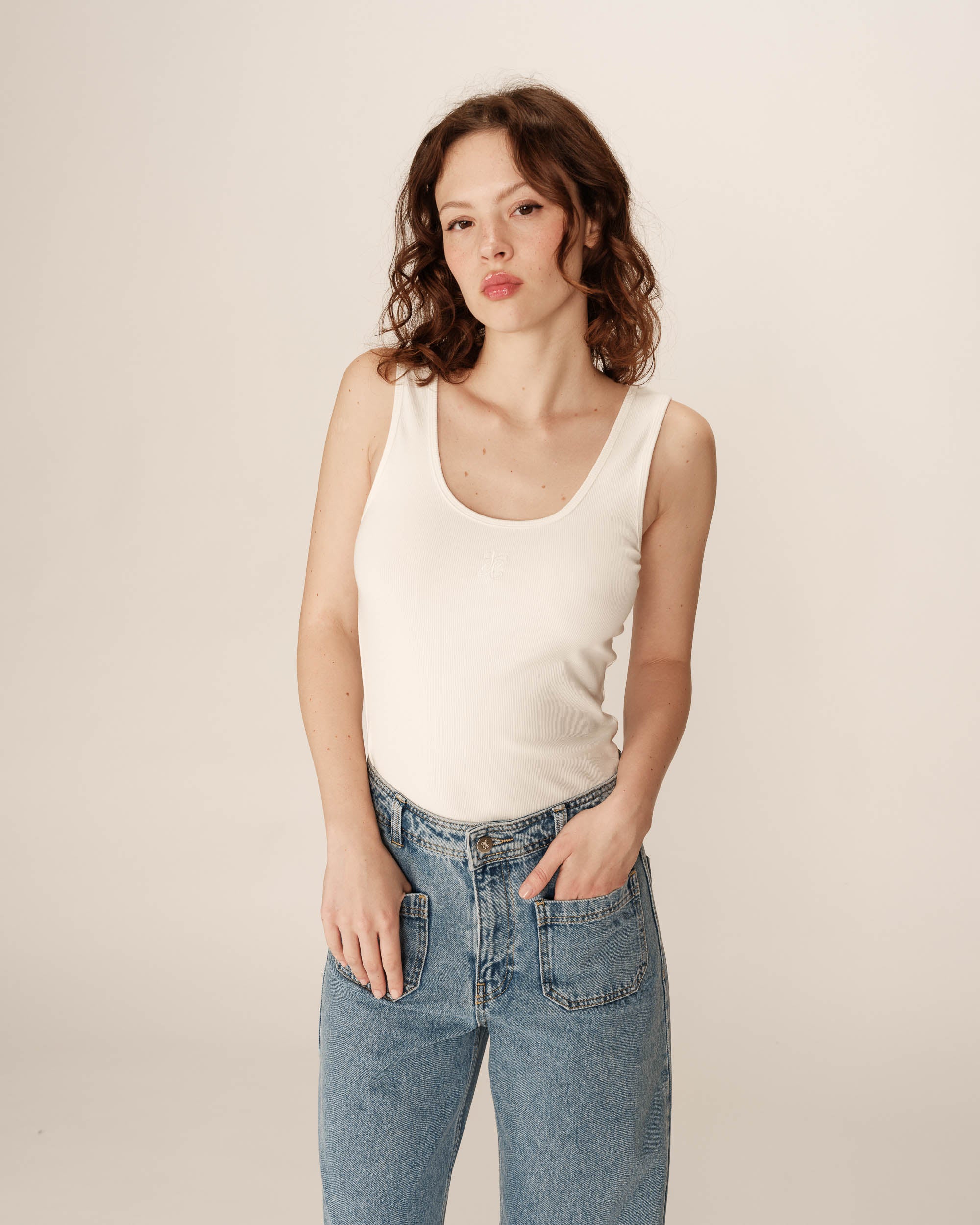 Wide jeans light blue June