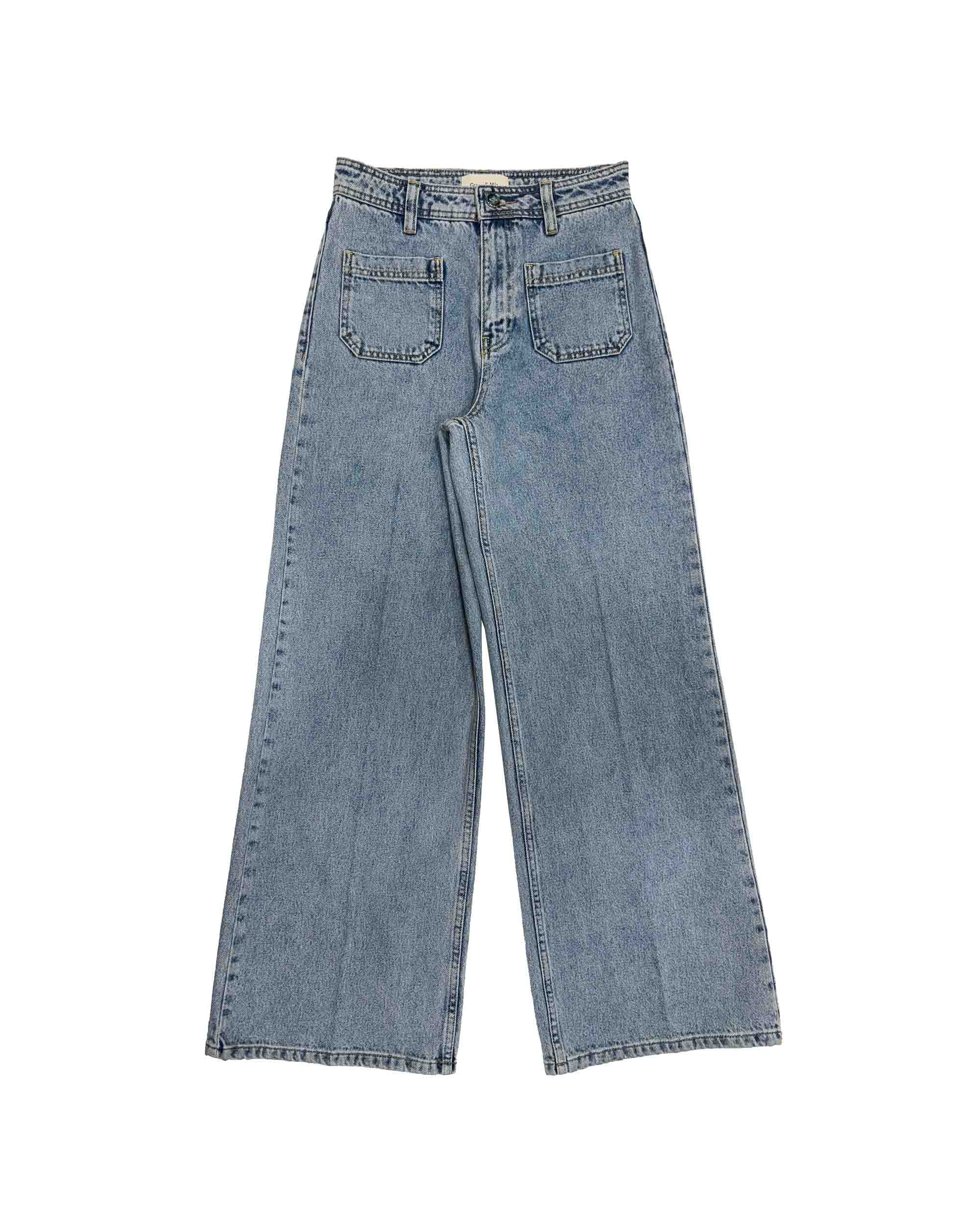 Wide jeans light blue June