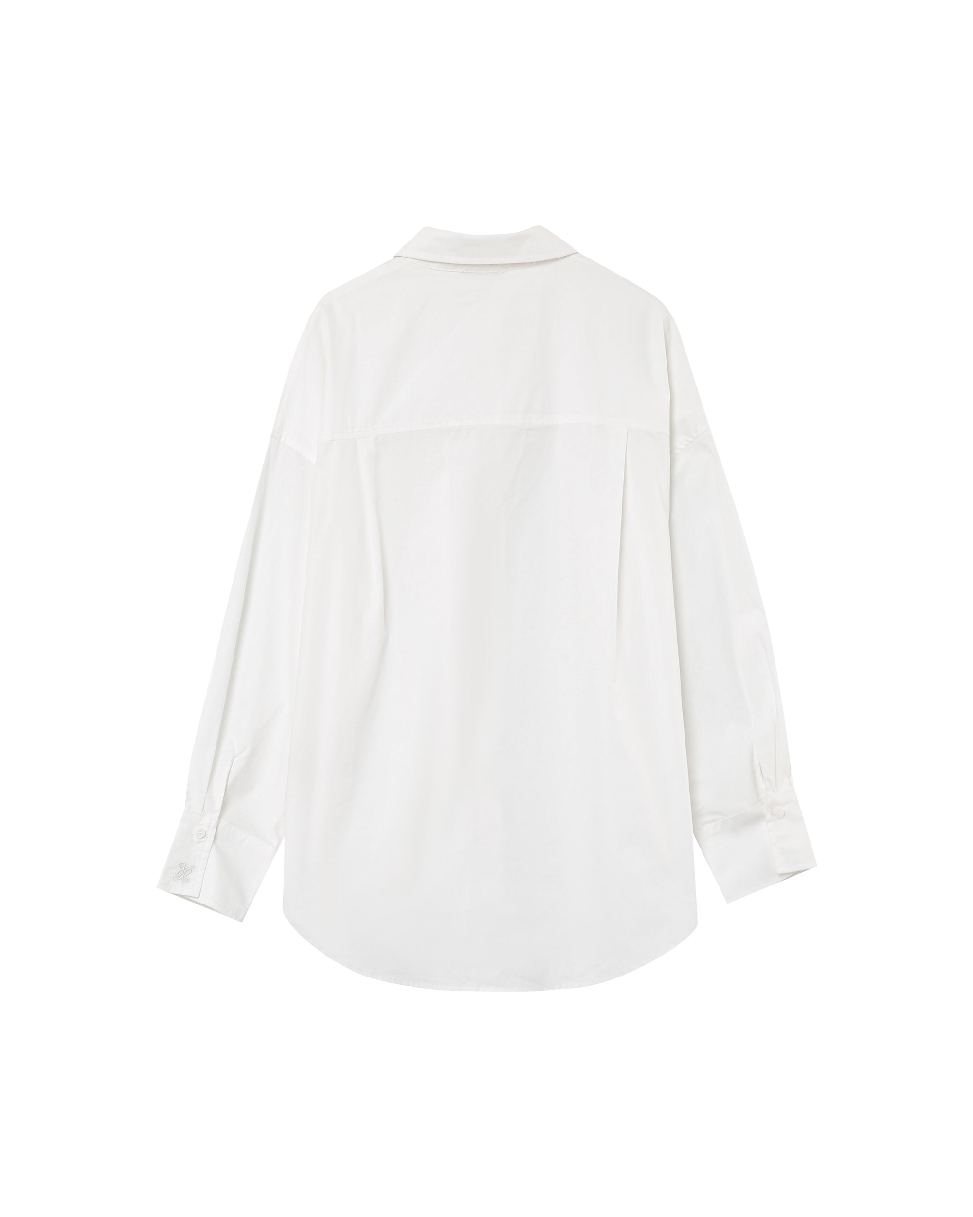 Chemise oversize en coton ecru Paris