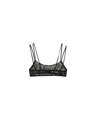 Brassiere en dentelle noir Parker