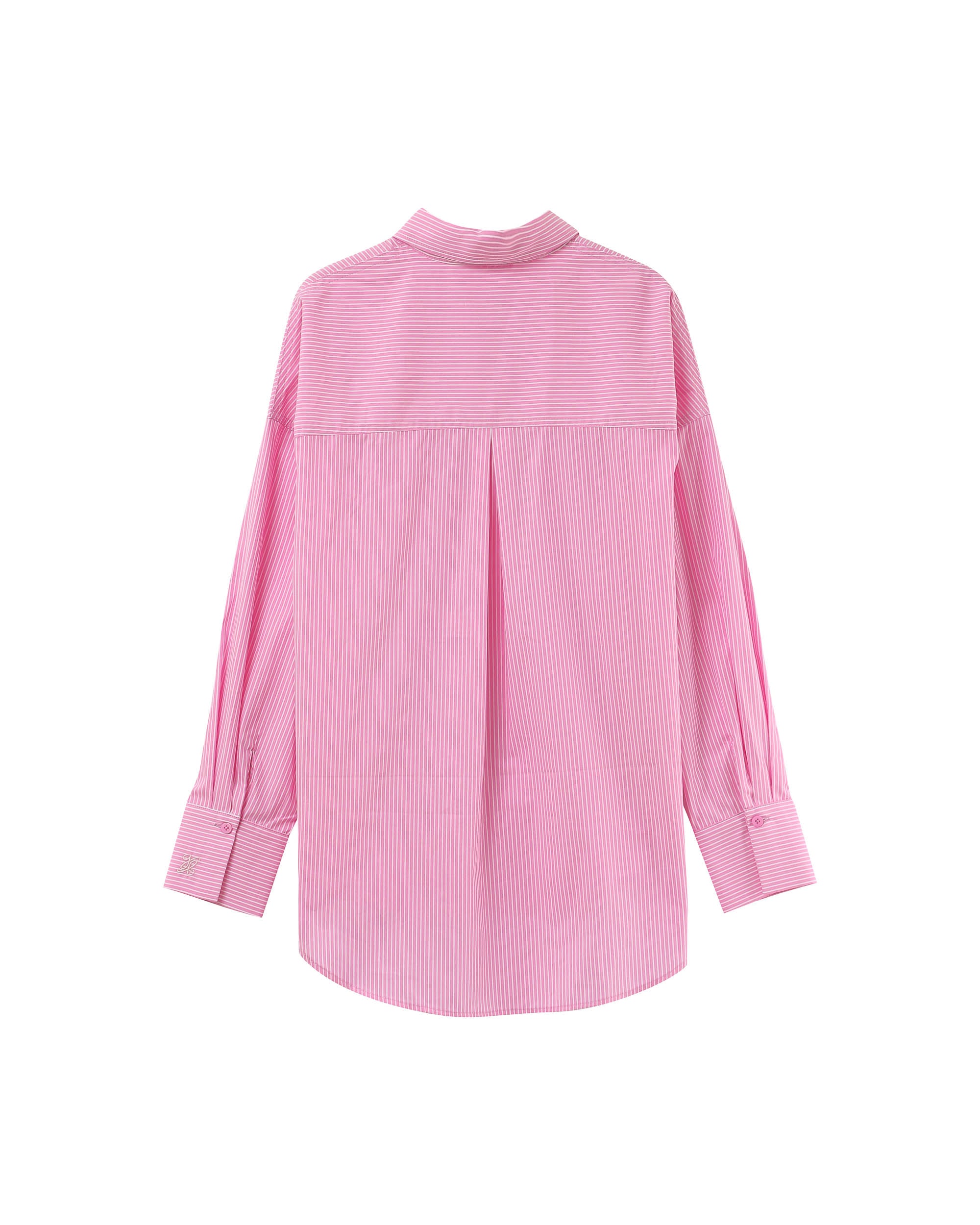Chemise oversize a rayures rose Parsons