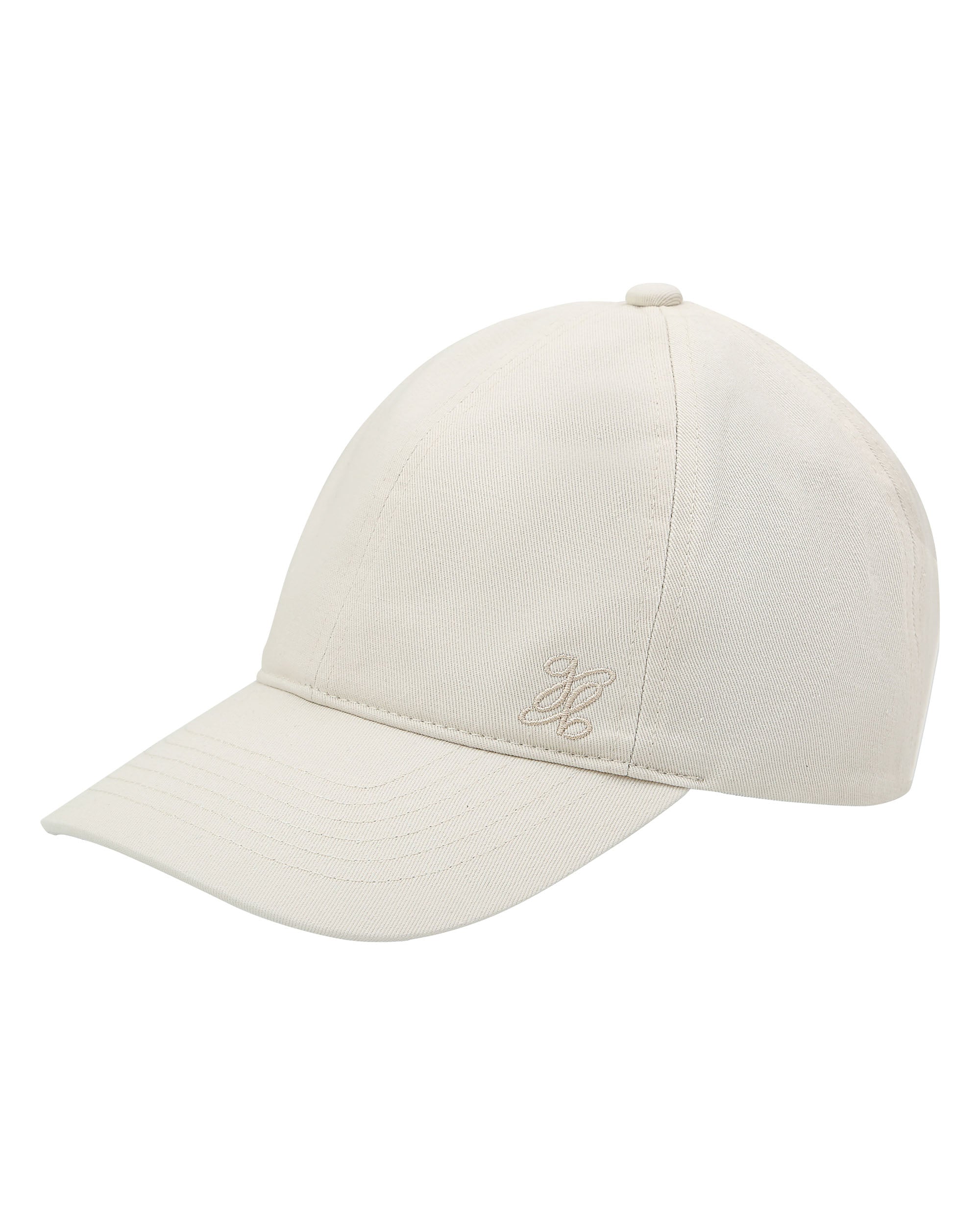 Casquette brodee g&m beige Patterson