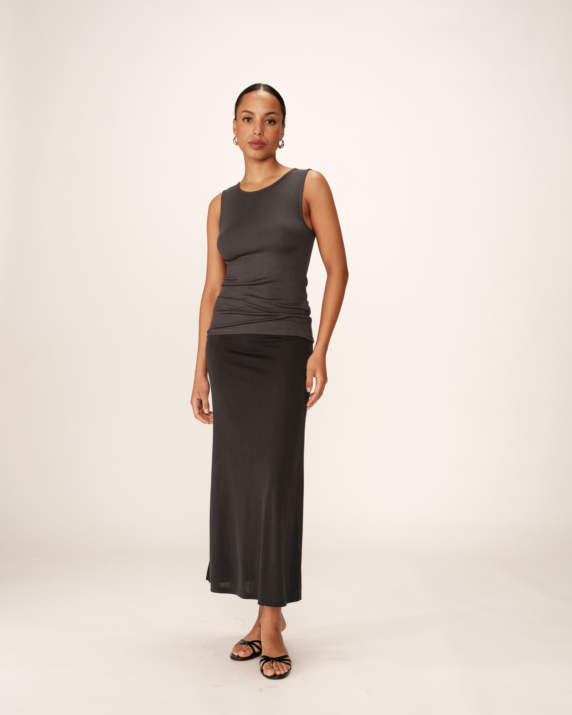 Debardeur ajusté anthracite Paulin