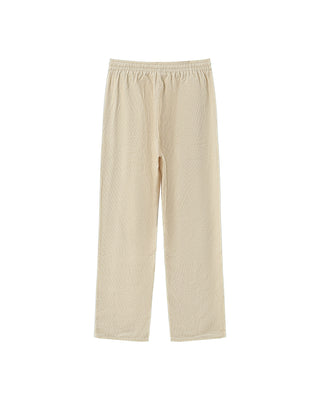 Pantalon en velours ecru Paul