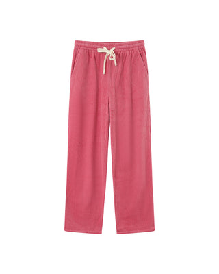 Pantalon en velours rose Paul