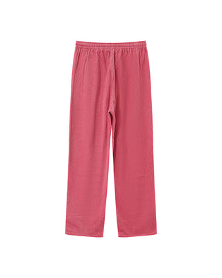 Pantalon en velours rose Paul
