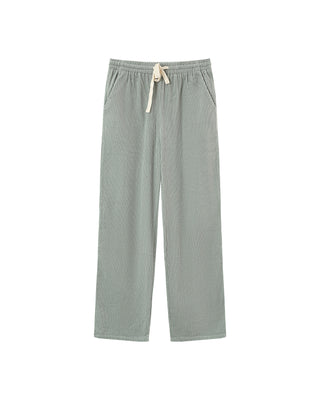 Pantalon en velours vert Paul