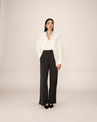 Pantalon fluide en modal anthracite Pax