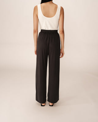 Pantalon fluide en modal anthracite Pax