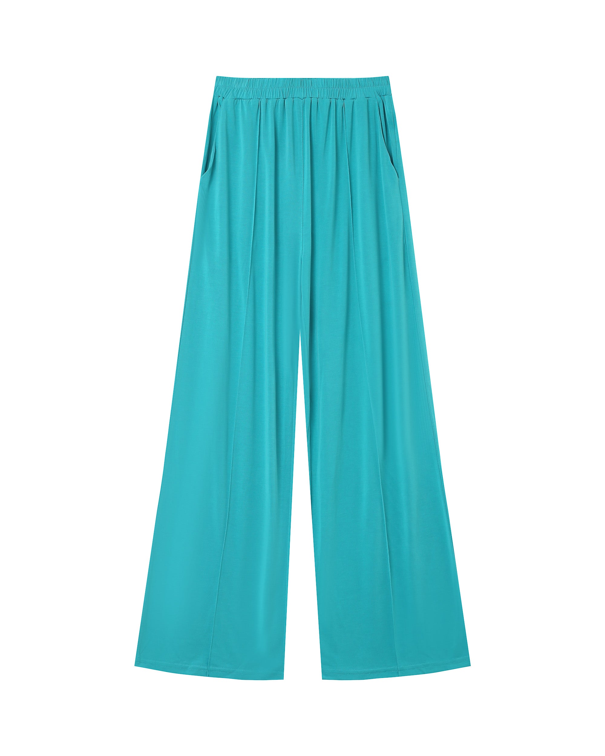 Pantalon fluide en modal aqua Pax