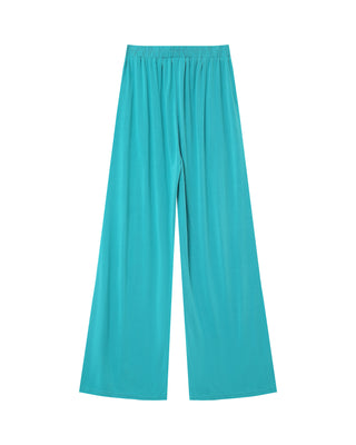 Pantalon fluide en modal aqua Pax