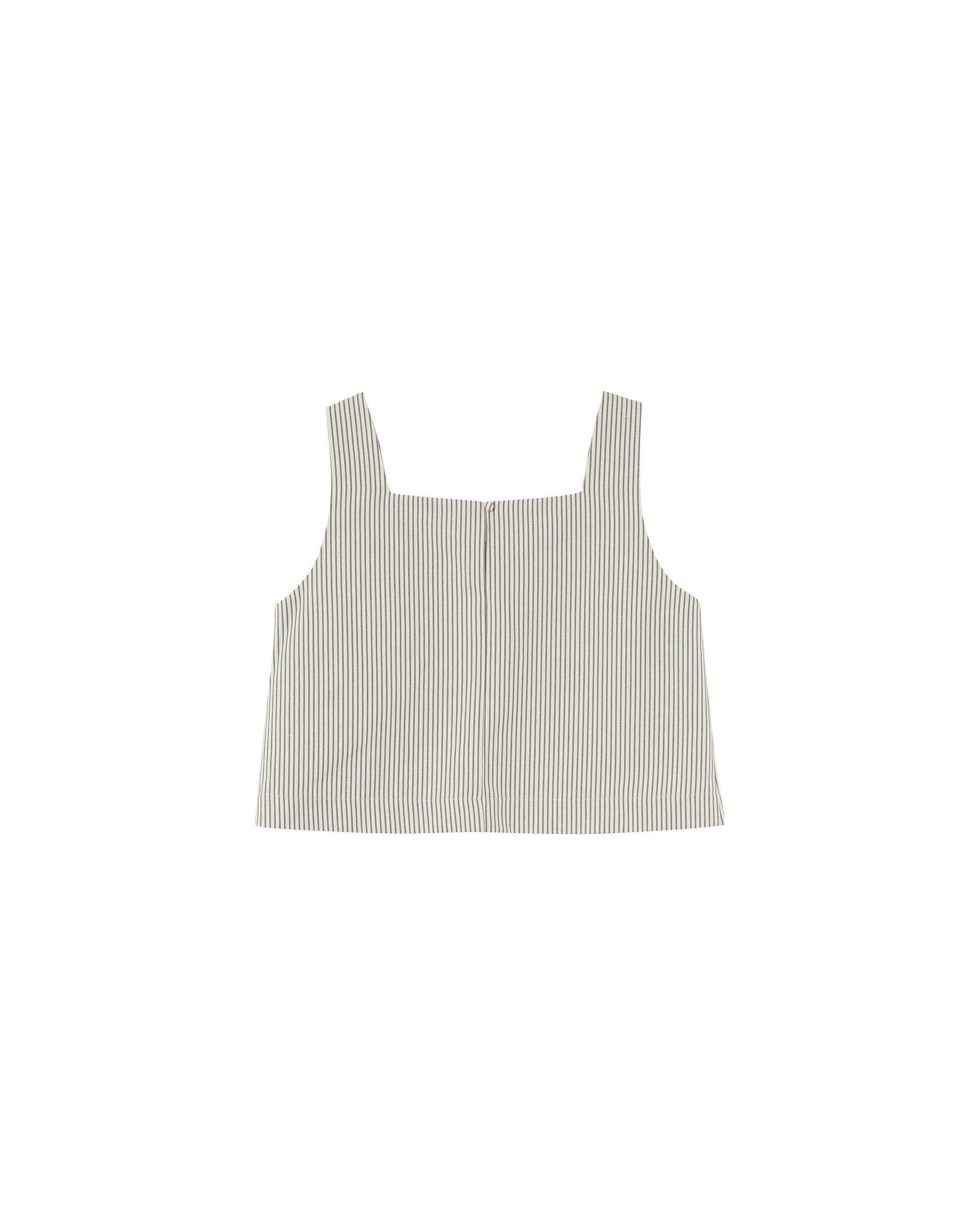 Top court a rayures ecru Peanut