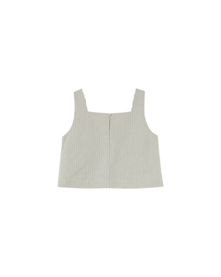 Top court a rayures ecru Peanut