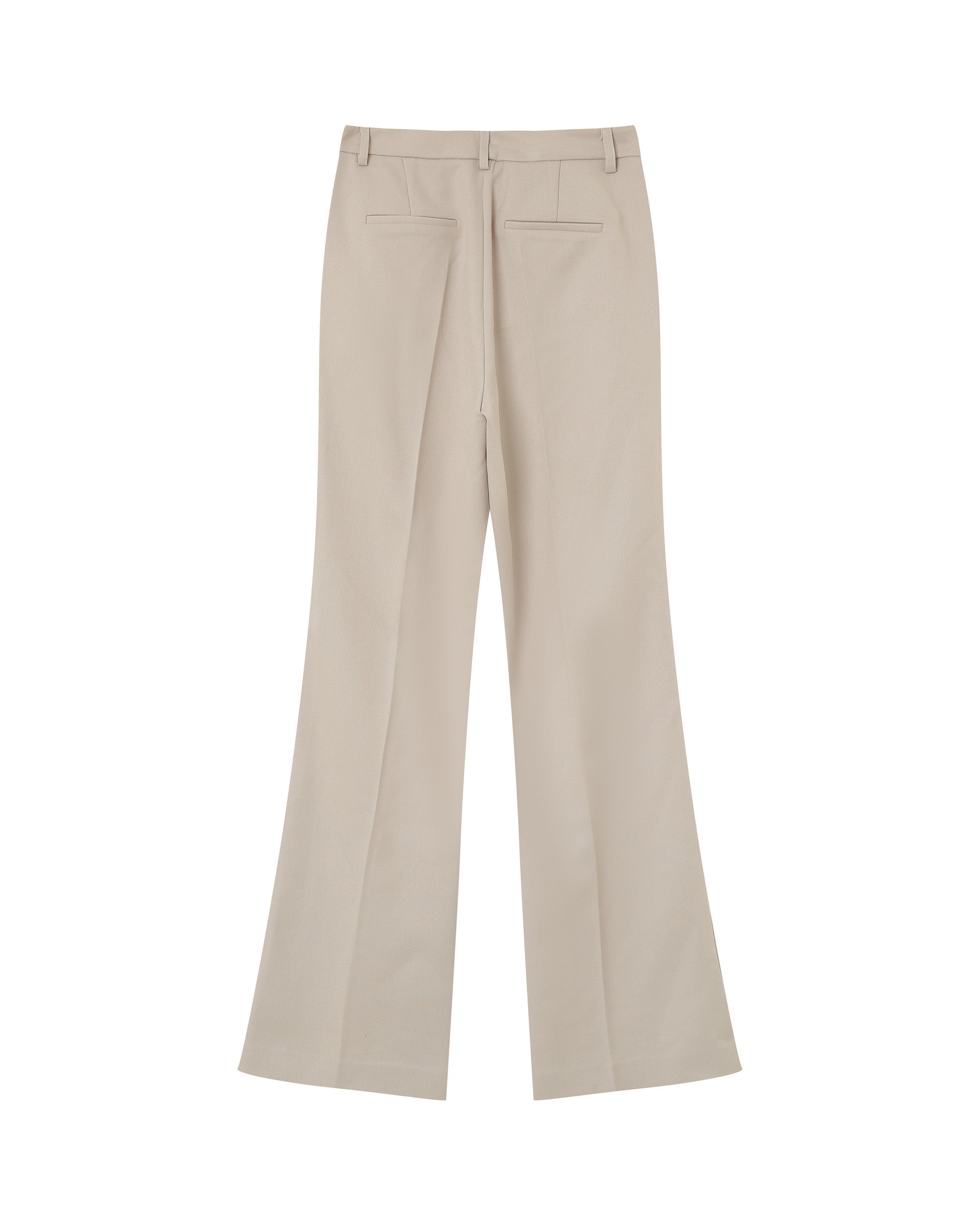 Pantalon tailleur evase beige People