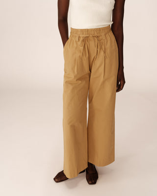 Pantalon large elastique ocre Peterson