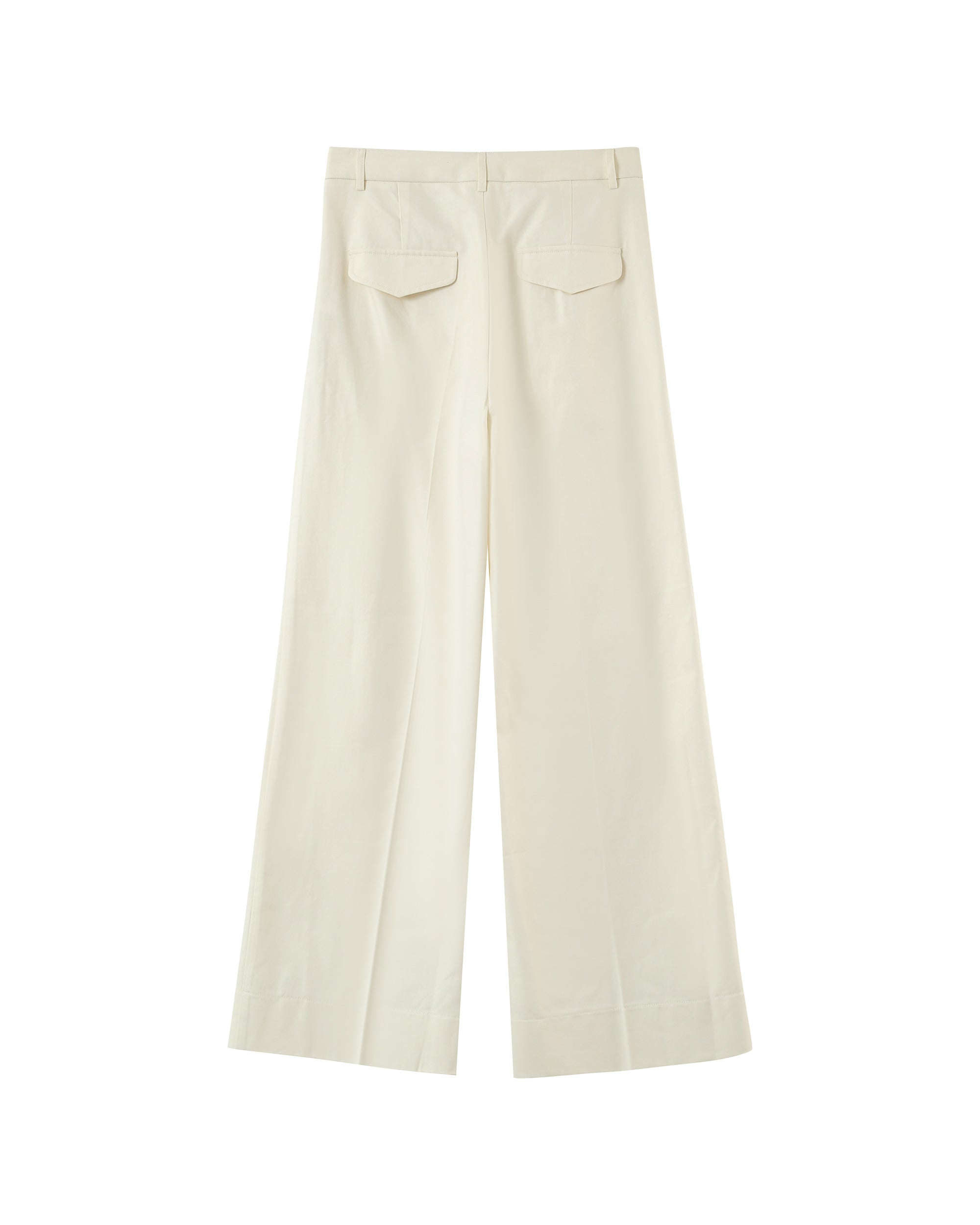 Tailored trousers ecru Peter_13013