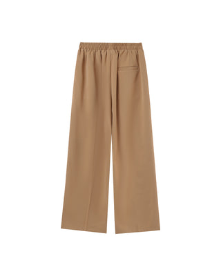 Pantalon fluide elastique camel Picasso