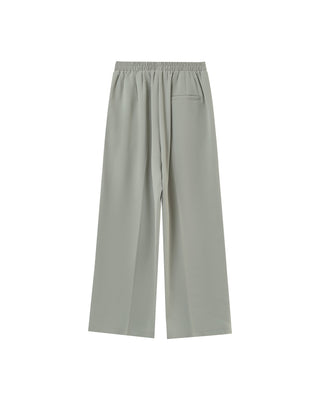 Pantalon fluide elastique vert Picasso