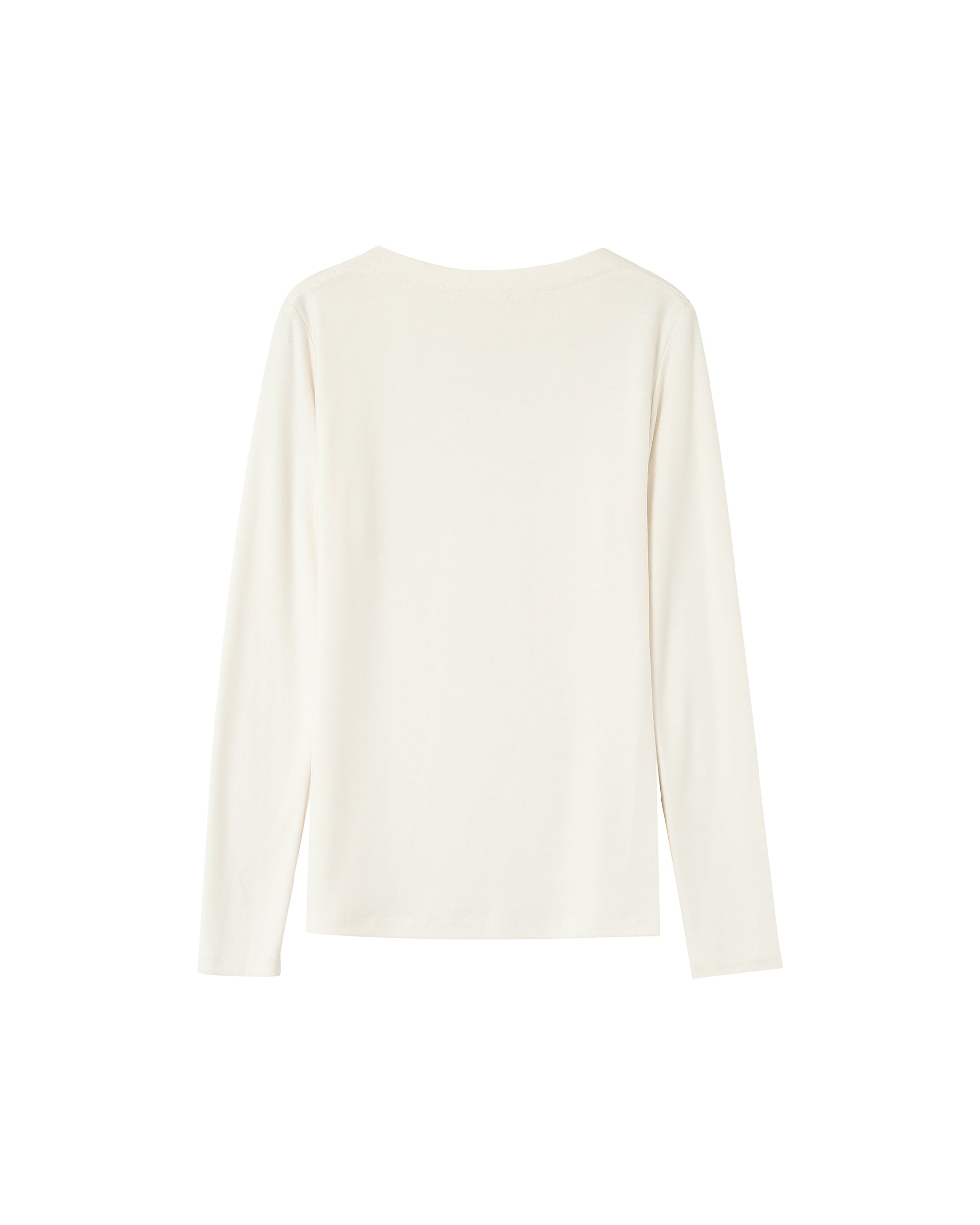 Longsleeved jersey top ecru Pierrot_13095